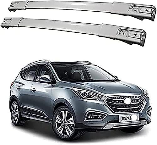LICYAN 2 Stück Aluminium Dachträger Relingträger Dachgepäckträger für Hyundai IX35 2011-2015 2016, Fahrradträger Dachboxen Dachgepäckablage