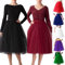 Tüllrock Damen Lang Petticoat Karneval Kostüm Tütü Rock - Rockabilly Kostüm Ballettrock Prinzessin Langer Rock Einfarbig Maxiröcke Elegant Swing Unterrock Regenbogen Tüllrock Bunt (c-Black, One Size)