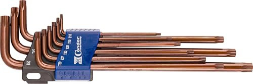 Condor Werkzeug 38003 | Winkelschlüssel-Satz Torx-Profil | 9-tlg. | T10 - T50 | extra lang | xcess-performance