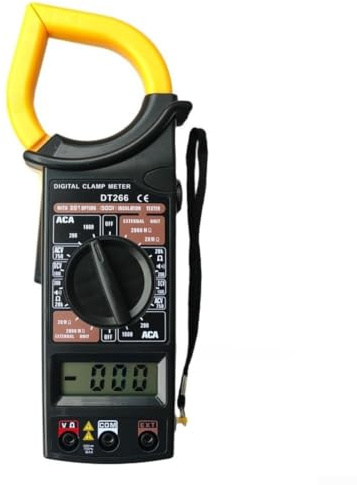 Strommesszange, 1000 A AC Digitales Amperemeter mit Leitungen ACV DCV Widerstandsmessung Zangen-Design für elektrische Wartungsarbeiten