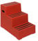 Premium Step 3 Tread Heavy Duty Red Plastic Moulded Safety Block Steps