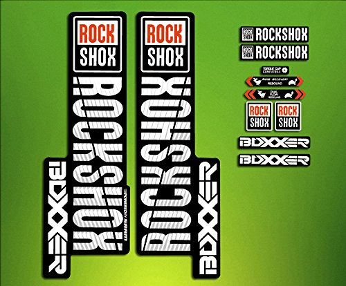 Aufkleber Gabel Rock Shox BOXXER 2018 ELX72 Fork Aufkleber Decals MTB ADESIVI FORCELA
