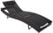 Mendler Sonnenliege Savannah, Relaxliege Gartenliege Liege, Poly-Rattan - braun-meliert, Bezug schwarz