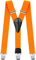 Decalen Hosenträger für Herren breit extra starken Clips Y Form Lang Eine Größe Passt Alle Männer und Damen Verschiedenen Farben (Orange Neon)