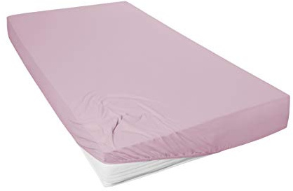 Primera Mako-Feinjersey Jersey-Spannbetttuch, mauve, 140x200-160x200 cm