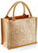 Westford Mill - Petit sac shopping en toile de jute pailleté W431