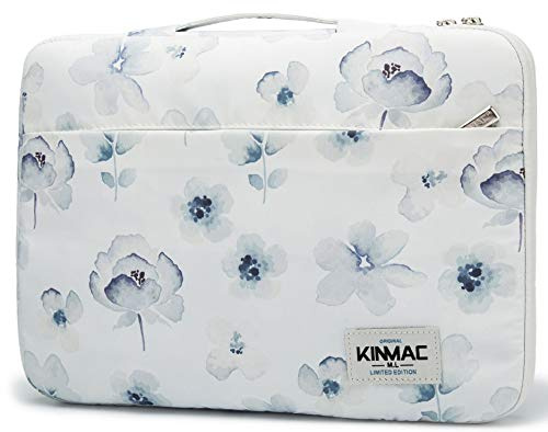 Kinmac Sacoche de Protection étanche à 360° avec poignée pour Ordinateur Portable Chinese Ink Flower