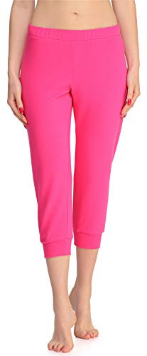 Merry Style Pantaloni Tuta Pantaloni 3/4 Donna MS10-262(Rosa, S)