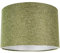 Contemporary and Sleek 12 Inch Olive Sage Green Linen Fabric Drum Lamp Shade 60w Maximum | 30cm Diameter | for Table Lamp or Pendant by Happy Homewares