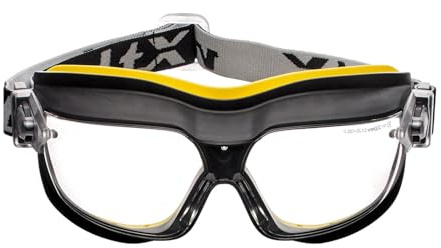 voltX GT DEFENDER Kompakte Belüftete Schutzbrille (KLAR) | Zertifiziert nach CE EN166FT. Transparente Gläser UV400, beschlagfrei.