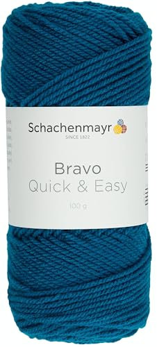 Schachenmayr 9807590-08195 Handstrickgarne, 100% Polyacryl, Petrol, onesize