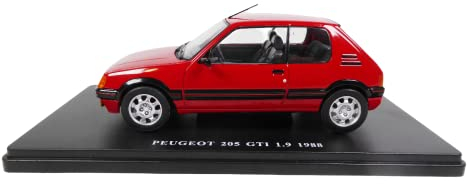 OPO 10 - Voiture Mythique 1/24 Compatible avec Peugeot 205 GTI 1,9 1988