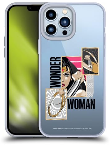 Head Case Designs Offizielle Wonder Woman DC Comics Waffen Grafik Kunstarten Soft Gel Handyhülle Hülle kompatibel mit Apple iPhone 13 Pro Max
