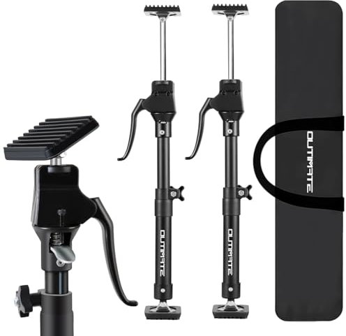 OUTIMATE Third Hand Support Pole Heavy Duty, Cabinet Jacks for Installing Cabinets with 200 LBS Capacity and Expand from 40 to 60 CM, 2-PC