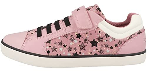 Geox Damen J Gisli Girl Sneaker, Rose Black, 38 EU