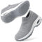 Basket Femme Chaussures Mode Sport OrthopéDique Sneakers de Marche Confort Slip on sans Lacet Pieds Sensibles AponéVrosite Fitness Gym LéGer Soignante