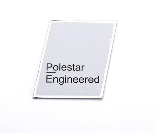 3D Auto Metall Alu Logo 3D Aufkleber R Design Emblem Abzeichen Badge für Volvo S40 S60 S80 V40 V50 V60 S90 C30 XC40 XC60 XC70 XC90 (Ploestar Enginnered)