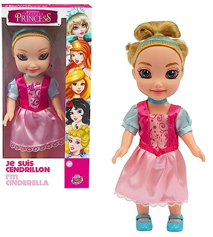 Fairytale Princess, Puppe 25 cm, mit Prinzessinnen-Outfit und Zubehör, Modell Cinderella, Spielzeug für Kinder ab 3 Jahren, Giochi Presziosi, FAT003