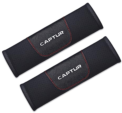 2 Stück Auto Gurtpolster Polsterung, für Renault CAPTUR Premium-Sicherheitsgurtpolster für Kinder und Erwachsene, Weiches Bequem Langlebig,A