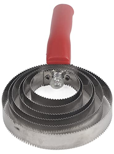 Alvinlite Reversibler Striegel aus Metall, Juckreizbürste Für Nutztiere, Pferdestriegel Mit Weichem Handgriff, Bürstenzubehör Für Hunde, Ziegen, Rinder, Kühe Und Esel