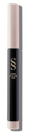 Sensilis Jumbo 3-in-1 Eyeliner und Lidschatten, hohe Deckkraft und lange Lebensdauer, wasserdicht, cremig, nicht übertragbar, bis zu 12 Stunden Brenndauer, mit Spitzer, Perlweiß - 1,4 g