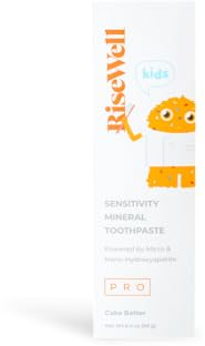RiseWell Kids PRO Mineral Zahnpasta - 100 ml | Fluoridfreie Kinderzahnpasta mit Hydroxylapatit | Stärkt den Zahnschmelz und Schützt vor Karies | Sanfte, Natürliche Zahnpflege für Kinder