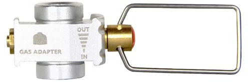 YOLOLAND Gas Saver Plus Gas Convertor Shifter Refill Flat Tank Conversion Adapter Camping Gas Adaptor Valve for Nozzle Bottle Type/Butane Gas Cartridge/Lindal Valve Canister