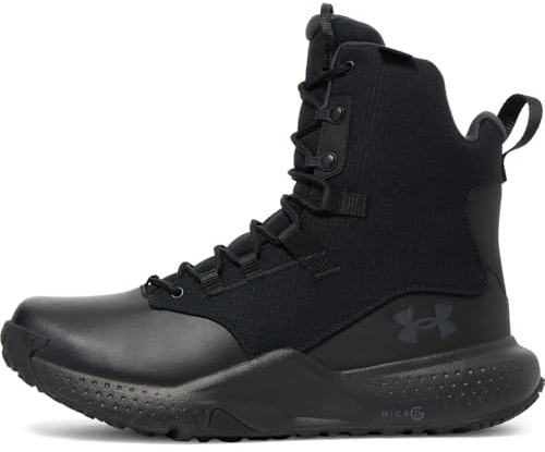 Under Armour Men's Micro G Stellar Zip Waterproof, (001) Black/Black/Anthracite, 11, US