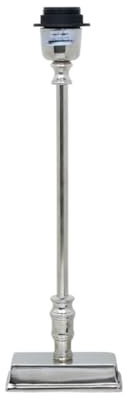 Tischleuchte Rechteck Chrom Poliert Tischlampe Höhe 38cm