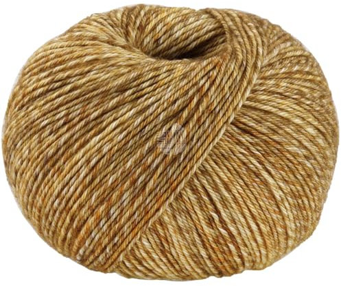 LANA GROSSA Vintage Socks | Hochwertiges Sockengarn mit Merinowolle & Ton in Ton Farbeffekt | Handstrickgarn aus 75% Schurwolle & 25% Polyamid | 100g Wolle zum Stricken & Häkeln | 400m Garn FB1006