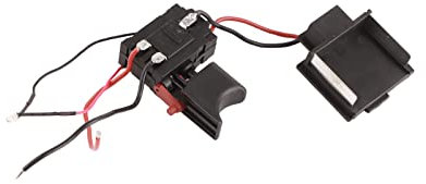 Ersatzteile CW/CCW Druckknopf Elektrowerkzeug, Einstellbare Geschwindigkeit, Auslöseschalter für Elektrische Handbohrmaschinen, Einfache Montage für Schrauben und Muttern