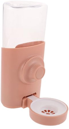 POPETPOP 600ml Automatic Water Fountain for Rabbits Hamsters Pet Cage Feeder Plastic Home Pet Supply