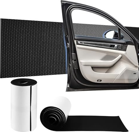 KIMIGO Protector Pared Garaje,Protector Parking Pared,Protector Columnas Garaje 2m x 20cm x 4mm,Protectors Parking de Protector Pared,para Paredes de Garaje contra Arañazos de Coche