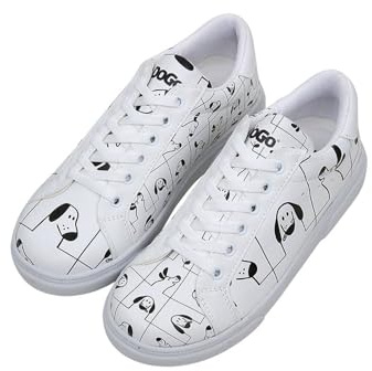 DOGO Ace Sneakers - I Woof You - Vegane Atmungsaktive Bunte Damen Sneaker
