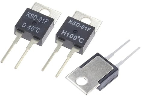 0C-95Deg Normalerweise geschlossen 1,5A Thermoschalter Temperatursensor KSD-01F JUC-31F 1St(75C)