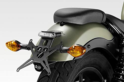 CMX500 Rebel 2017/19 - Kit Kennzeichenhalter (S-0805) - Nummernschild Halter - inkl. LED und Hardware-Bolzen - Motorradzubehör De Pretto Moto (DPM Race) - 100% Made in Italy