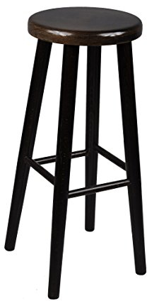 Magnetic Mobel Barhocker Holzhocker Buche Barstuhl Stuhl massivholz 71 cm (Nussbaum)