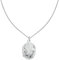 Vinani Anhänger Indien Design Medaillon mit Verzierungen zum Öffnen glänzend mit Fiorentina Kette 45 cm Sterling Silber 925 Kette Italien 2AMI-F545