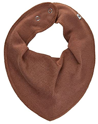 1402 Scarf bib -dribble tight -solid 218 Chest nut