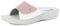 inblu Ciabatte Donna Anatomiche Pantofole Estive Fascia Strappo Regolabile Traspirante Morbide Aperta Linea Benessere VR0061 (Rosa, 37)