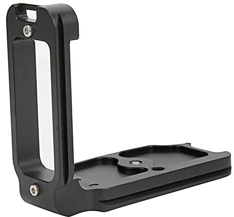 Topiky L Shaped Quick Release Plate, Aluminum Alloy Horizontal Vertical Shooting L Bracket Board Handle Grip Hand Handheld with 1/4 inch Screw for D850 DSLR Camera