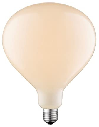 Home Sweet Home Edison Designer LED E27 | Leuchtmittel Globe | Milky LED-Lampe | Weiß | Dimmbar | 6W 510lm 2700K | warmweißes Licht | für E27-Fassungen