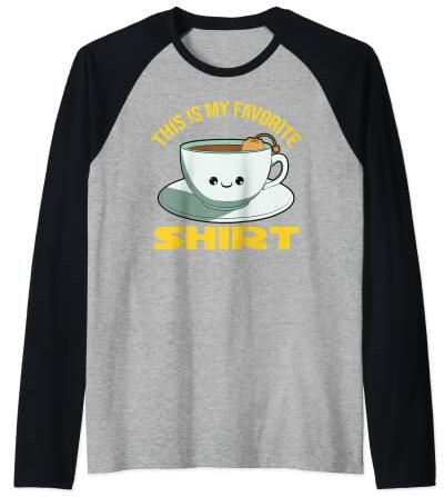Thé japonais mignon Manche Raglan
