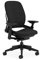 Steelcase Leap Ergonomischer Bürostuhl mit LiveBack Lumbalstütze und flexibler, S-förmiger Rückenlehne Onyx Schwarz