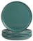 Double Line 10.5 Dinner Plate, Set of 6, Emerald Green