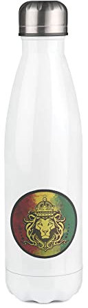 Bouteille Isotherme blanche au motif Lion King