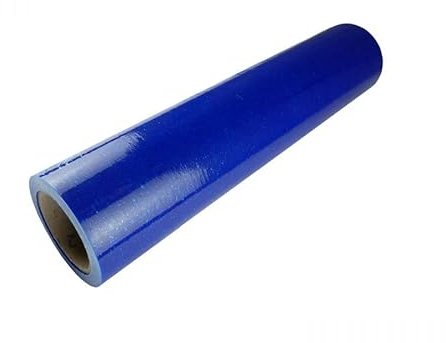 Selbstklebende Schutzfolie/Glasschutzfolie 500mm - 1 Rolle blau