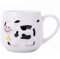 FülleMore Lustige Kaffeetasse Süße 3D Kuh Geschenktasse 400ml Keramik Teetasse Keramiktasse Kaffeebecher Kakaotasse Milchbecher Geschenkidee