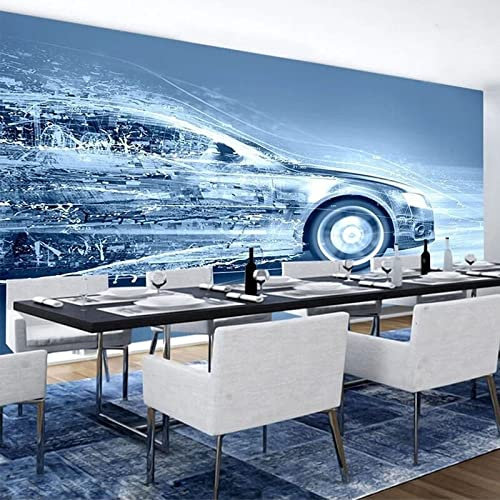 XAONUO Car 3D Wall Murals for Bedrooms Adults Car Fashion Pattern Photo Wallpaper 200X150Cm Creative DIY Wall Art Mural Decoration Decal for Living Room Dining Room Bedroom Decor