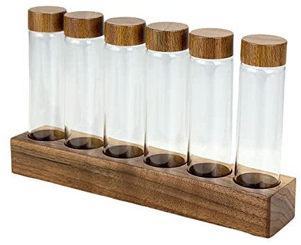 kowaku Coffee Beans Storage Containers with Airtight Lids Tea Sugar Canister Coffee Bean Test Tube for Pantry Cafe, 22g